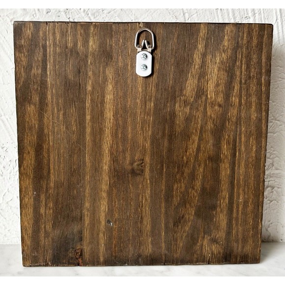 Woof Dog Silhouette Wood Wall Plaque/Sign with Hook Leash & Collar Holder Cute! - Picture 2 of 5